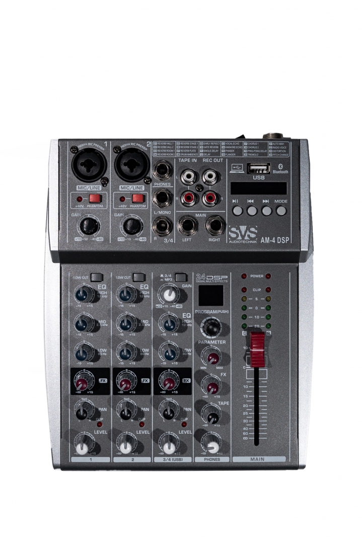 SVS Audiotechnik mixers AM-4 DSP Аналоговый микшерный пульт, 4-канала в Биробиджан